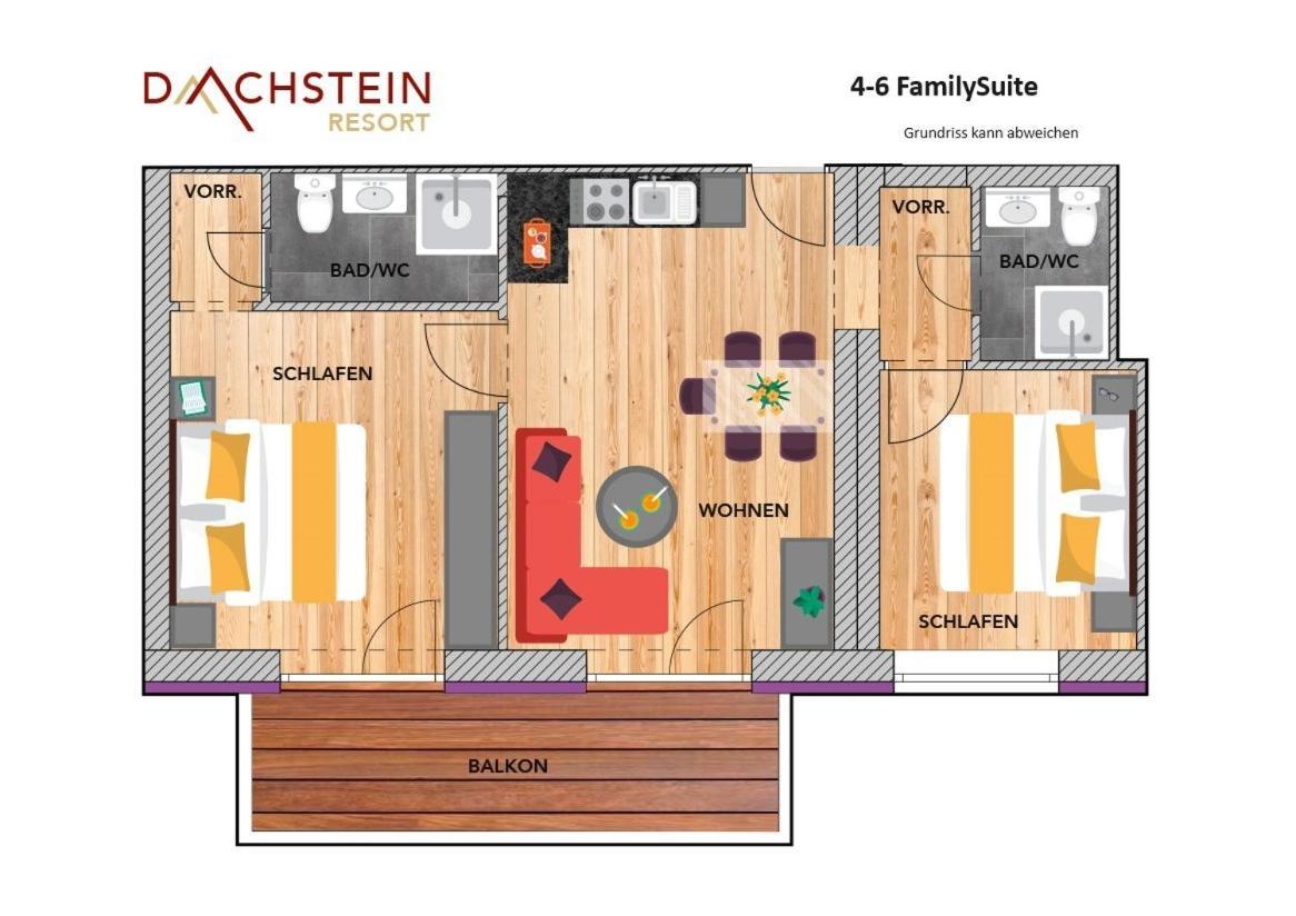 Apart- Und Wellnesshotel Dachsteinresort Русбах-ам-Пас-Гшютт Экстерьер фото