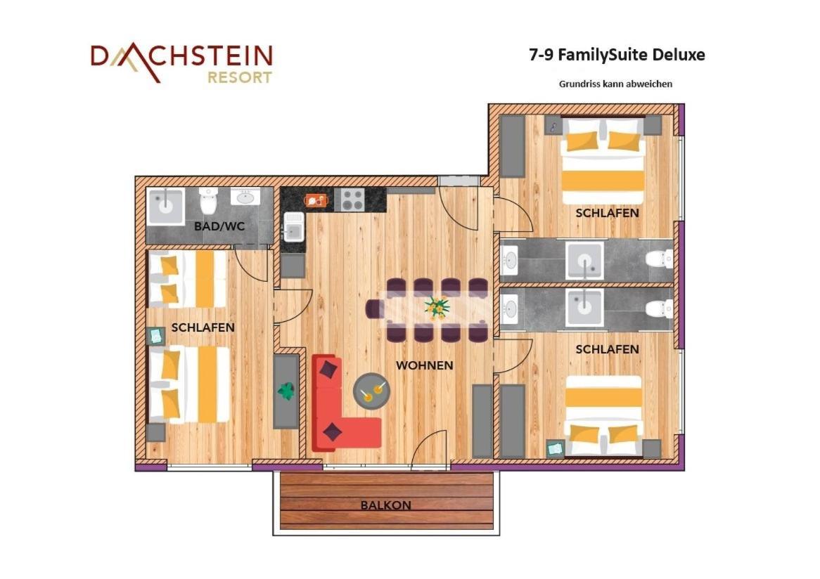 Apart- Und Wellnesshotel Dachsteinresort Русбах-ам-Пас-Гшютт Экстерьер фото