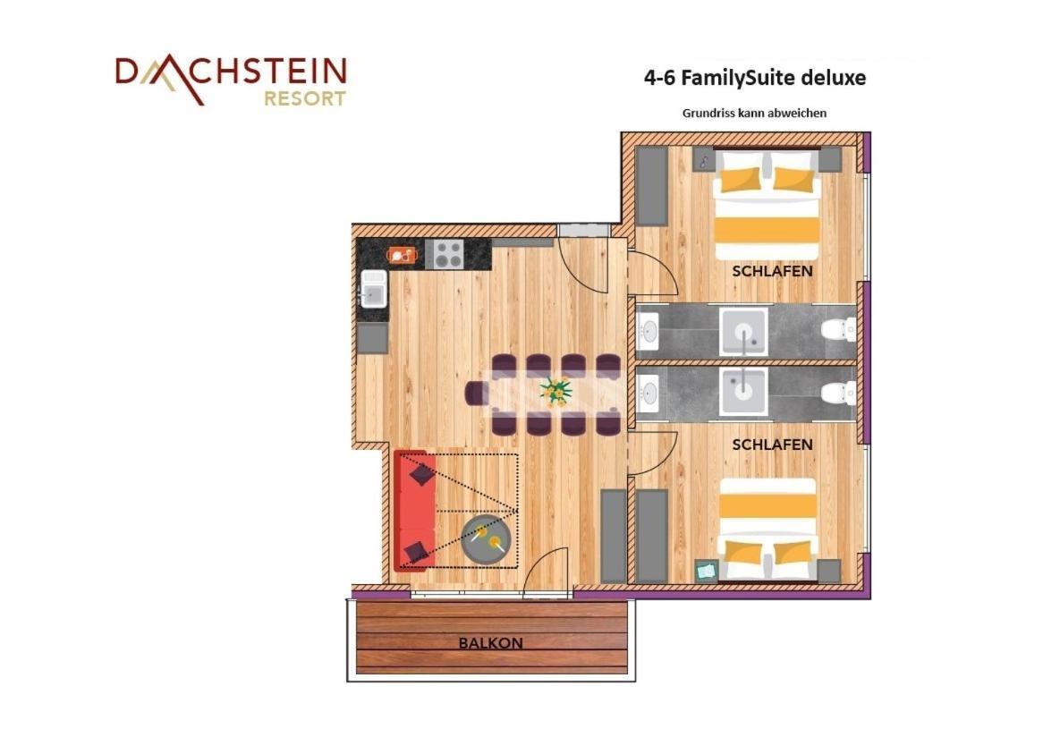 Apart- Und Wellnesshotel Dachsteinresort Русбах-ам-Пас-Гшютт Экстерьер фото